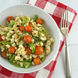 Grilled Corn and Tomato Salad