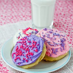 Soft Frosted Sugar Cookies