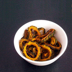 Crispy Bitter Gourd Rings
