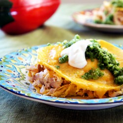 Chicken Tostadas