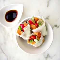 Vegetables and Tofu Springrolls
