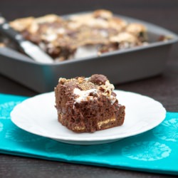 Skinnified S’mores Brownies