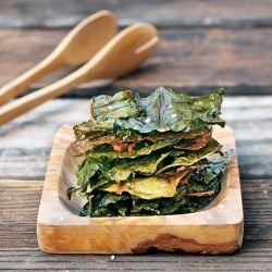 Spicy Swiss Chard Chips