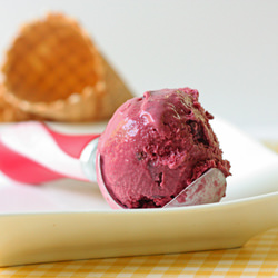 Blackberry Chocolate Chip Ice Cream