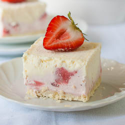 Frozen Strawberry Dessert