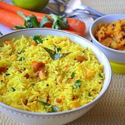 Carrot Lemon Rice