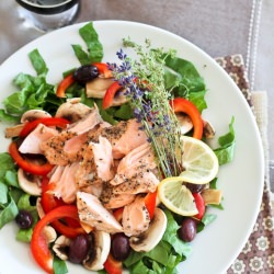 Leftover Salmon Salad