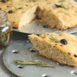 Rosemary and Olive Focaccia