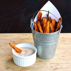 Spicy Sweet Potato Fries & Dip