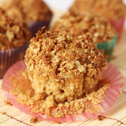 Applesauce Oatmeal Muffins