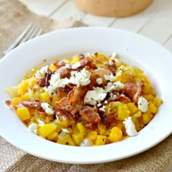 Squash, Bacon & Cheese Bake