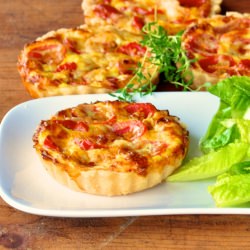 Cherry Tomato Gouda Tarts