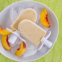 Peaches & Cream Popsicles
