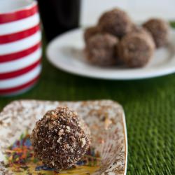 Mandarin Chocolate Truffles