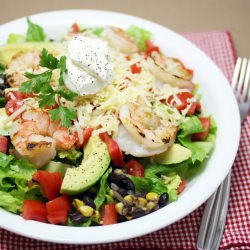 Shrimp Taco Salad