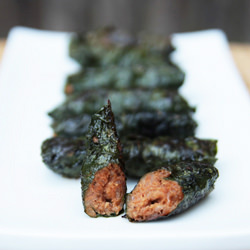 Betel Wrapped Pork Rolls