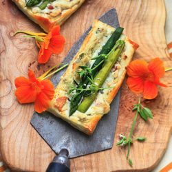Mascarpone Lardons Puff Pastry