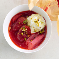 Vanilla-Roasted Rhubarb