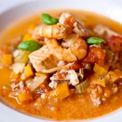 A cousin of bouillabaisse