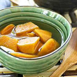 Sweet Potatoes in Ginger Syrup