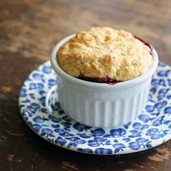 Saskatoon Berry Cobbler
