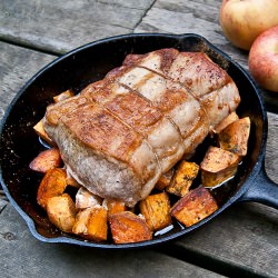 Baked Tenderloins & Sweet Potatoes