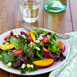 Tomato, Nectarine & Corn Salad