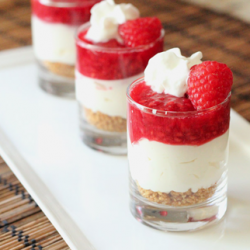 Mini Raspberry Cheesecakes