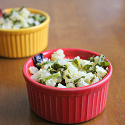 Radish and greens stir fry