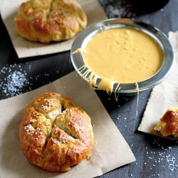 Pretzel Rolls w/ Beer Cheese