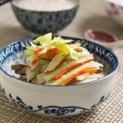 Dried Bean Curd with Celery