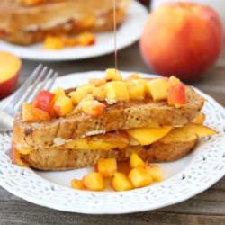 Peaches & Cream French Toast