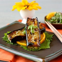 Miso-Glazed Japanese Eggplant