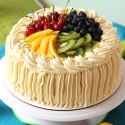 White Cake with Lemon Curd FIlling