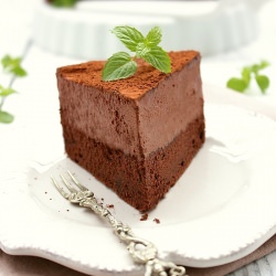 Chocolate cake w/ mousse