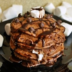 Choco Mallow Pancakes