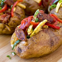 Grilled Vegetable Stuffed Potatoes
