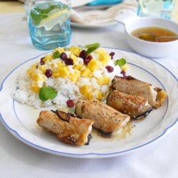 Scallops Stuffed with Rice