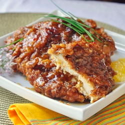 Double Crunch Chicken a L’Orange
