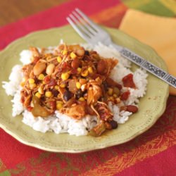 Spicy Chicken Tamale Pie