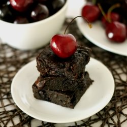 chocolate cherry brownies