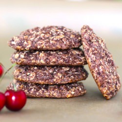 Cherry Almond Oatmeal Muffin Tops