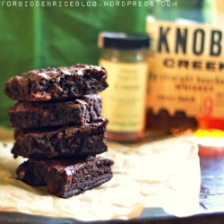 Fudgy Bourbon Brownies