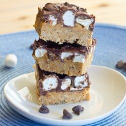 No Bake Peanut Butter S’mores Bars