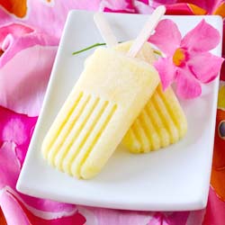 Piña Colada Popsicles