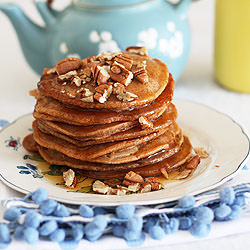 Vegan Chai Tea Pancakes
