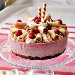 Raspberry Coconut Cake
