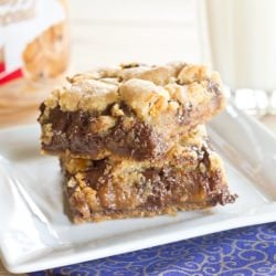 Biscoff Caramel Cookie Bars
