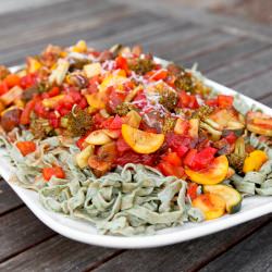 Spinach Whole Wheat Primavera