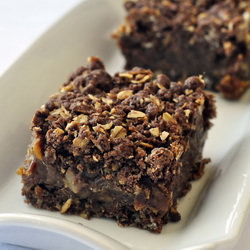 Chocolate Orange Date Crumbles